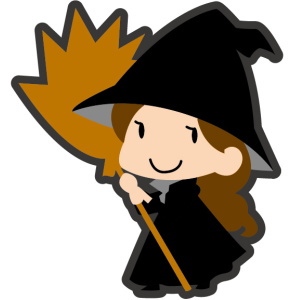 ハロウィン 折り紙 魔女 ほうき 折り方 ほうきに乗った魔法使い