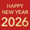年賀状　2026　無料イラスト素材　アイキャッチ